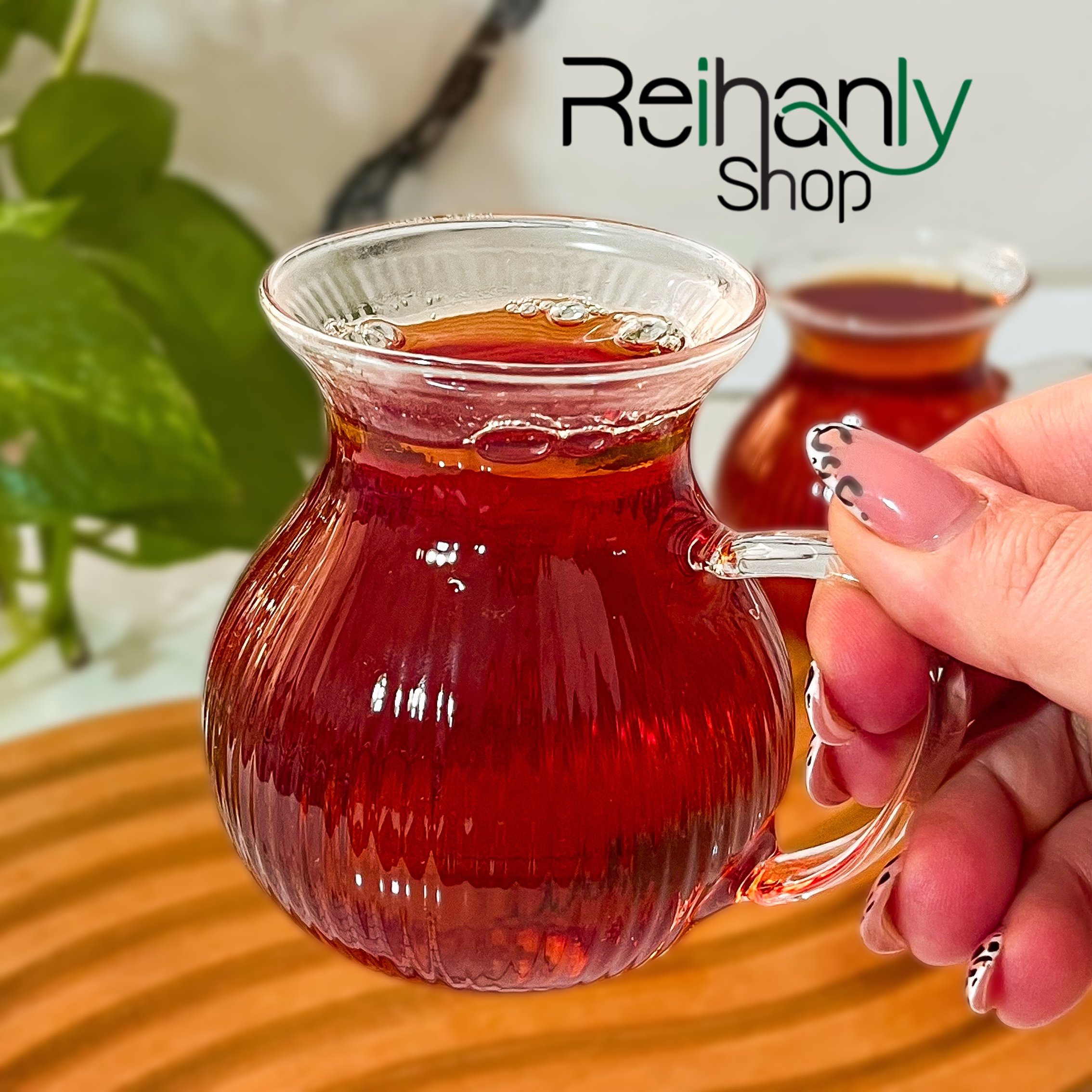 ست 6 عددی استکان پیرکس وارداتی مدل آسنا